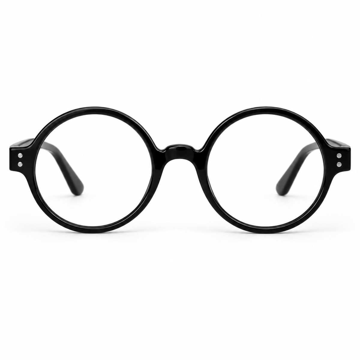 Round Round Glasses, Thick Frame