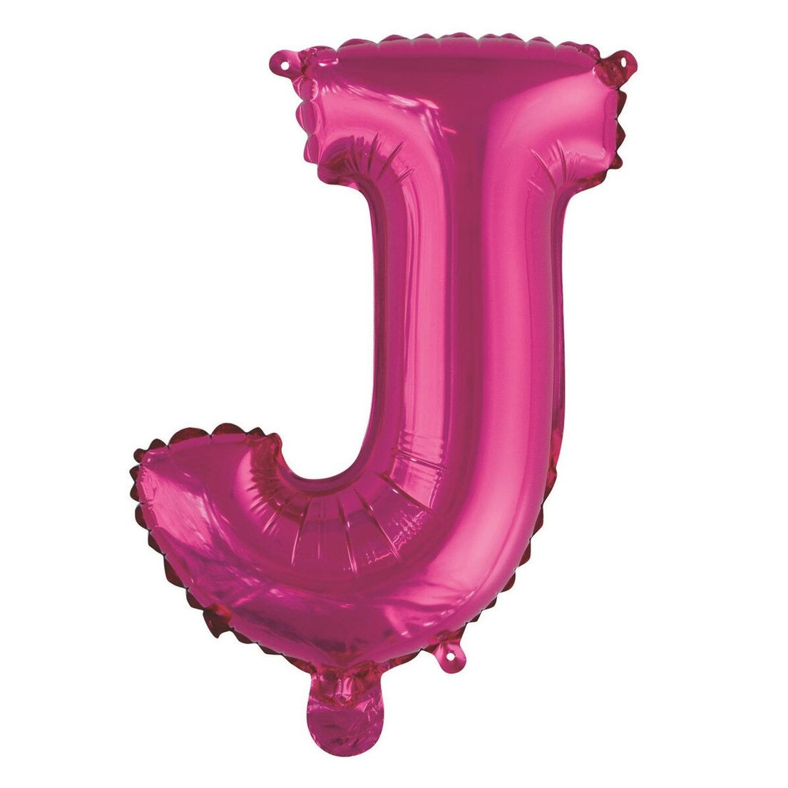 Hot Pink Letter J Foil Balloon - 35cm