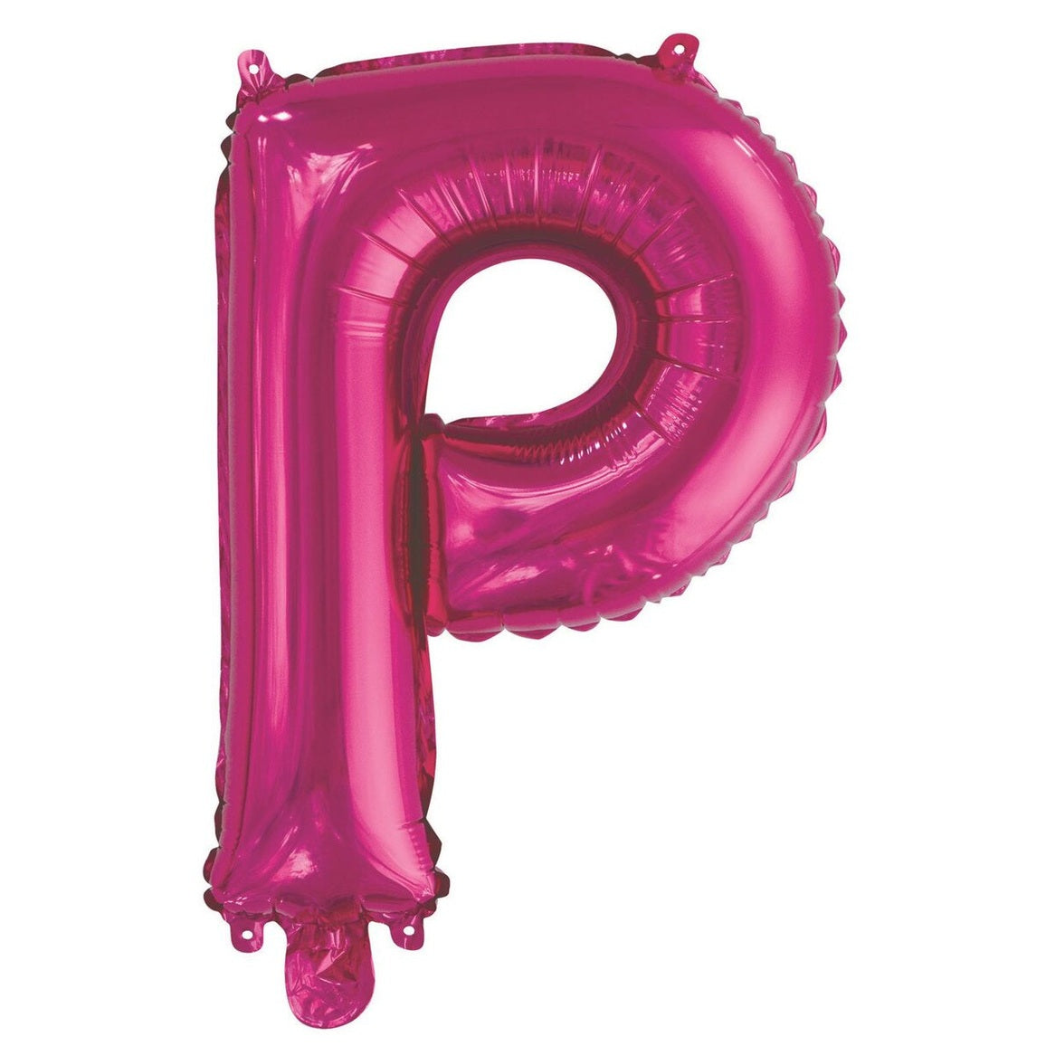Hot Pink Letter P Foil Balloon-35cm