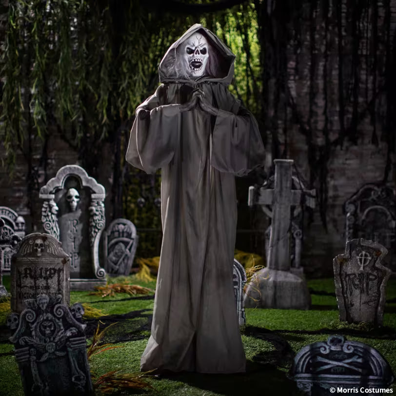 5 Ft. 4" Animated Light-Up Standing Jump Scare Statue with Sound