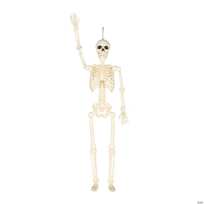 5 Ft. Hanging Multi Pose-N-Stay Life-Size Skeleton Halloween Decoration