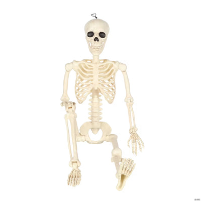 5 Ft. Hanging Multi Pose-N-Stay Life-Size Skeleton Halloween Decoration