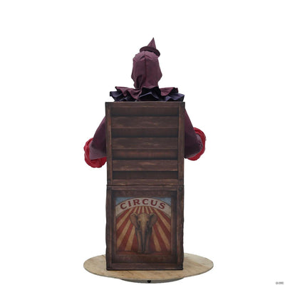 5 Ft. Skeleton Clown Mechanical Jack-in-the-Box