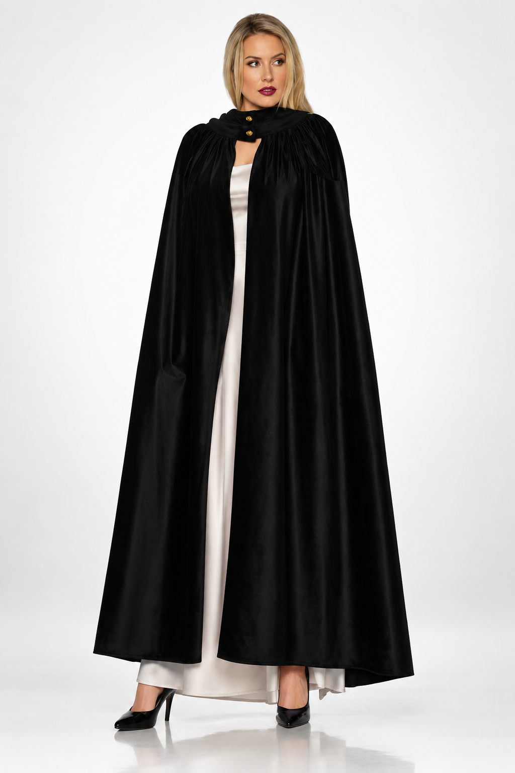 Classical Versatile Cape - Black