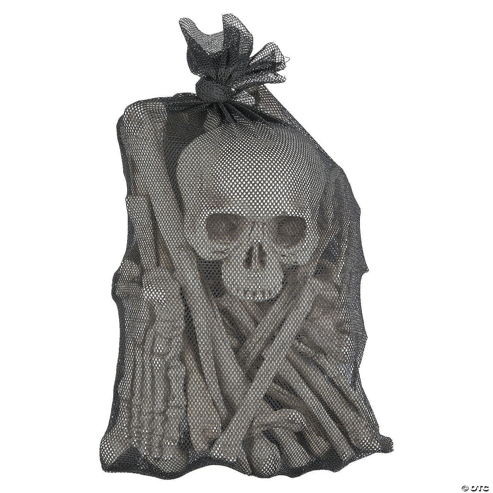 Realistic looking 28 Pc bag of human bones for Halloween decoration