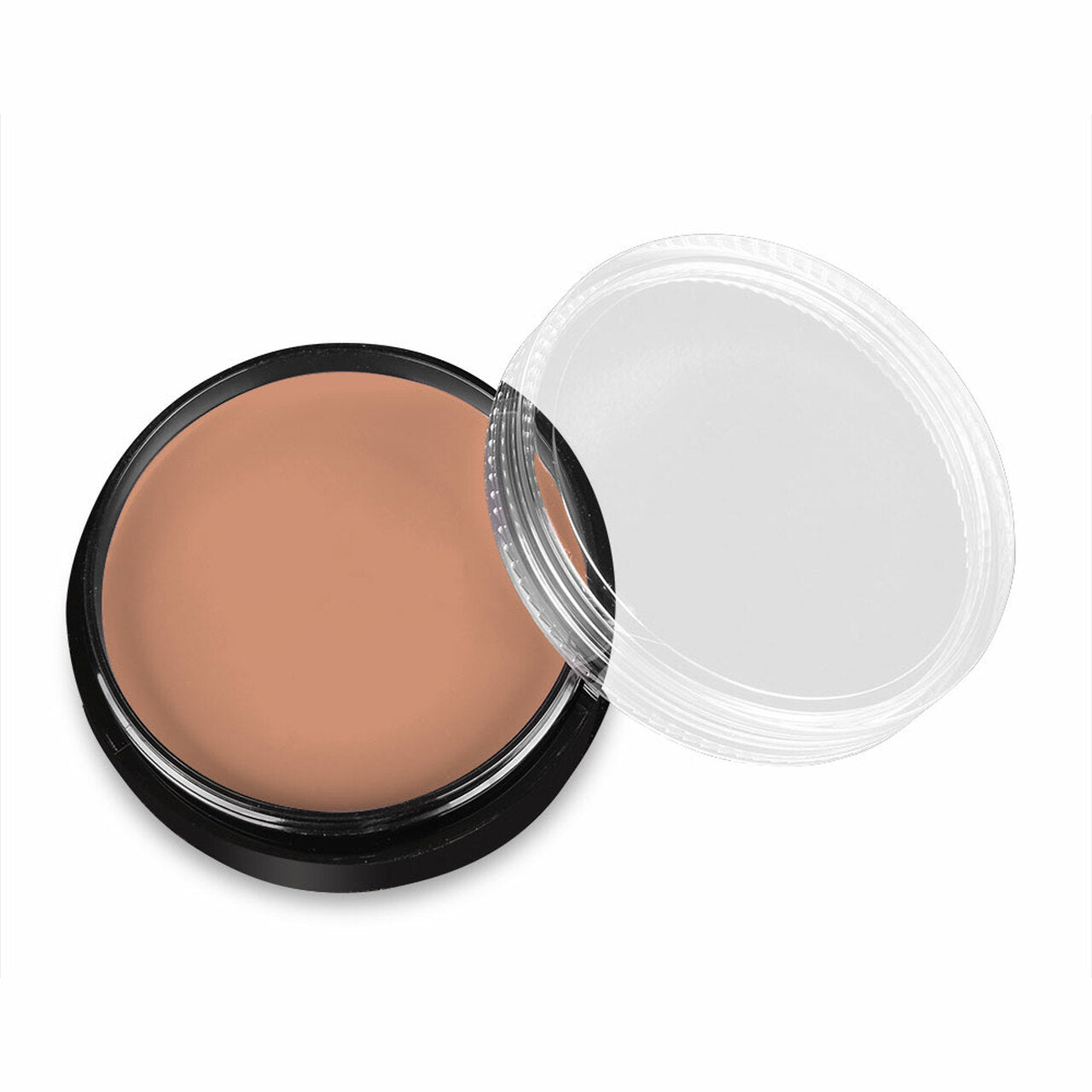 A close-up image of the Mehron Tattoo Cover Makeup, a creamy and waterproof formula designed to conceal the darkest tattoos, birthmarks, and skin discolorations