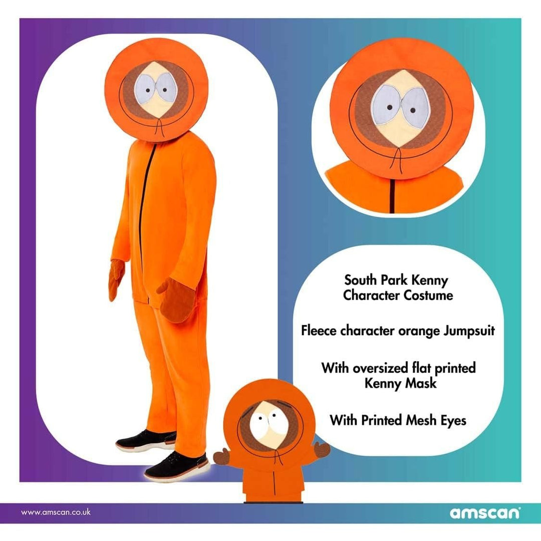 Officially Licensed South Park Kenny Outfit with Character Mask