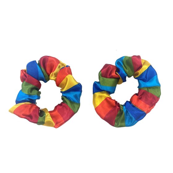 Rainbow Scrunchies 2 pack