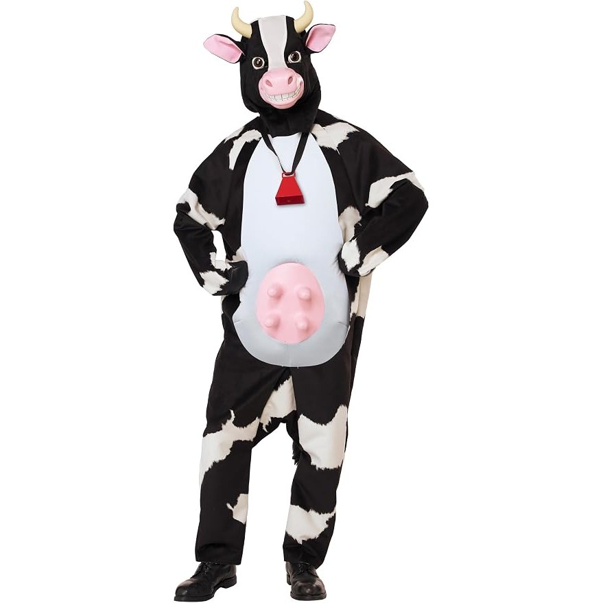 Deluxe Cow Mascot Adult Costume