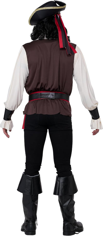 Rugged Renaissance Pirate Adult Costume, Plus Size