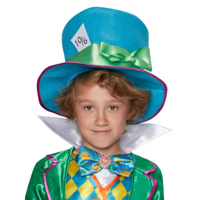 Mad Hatter Boys Deluxe Costume Size 9 10