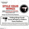 Translucent Black Full Length Angel Wings Adult