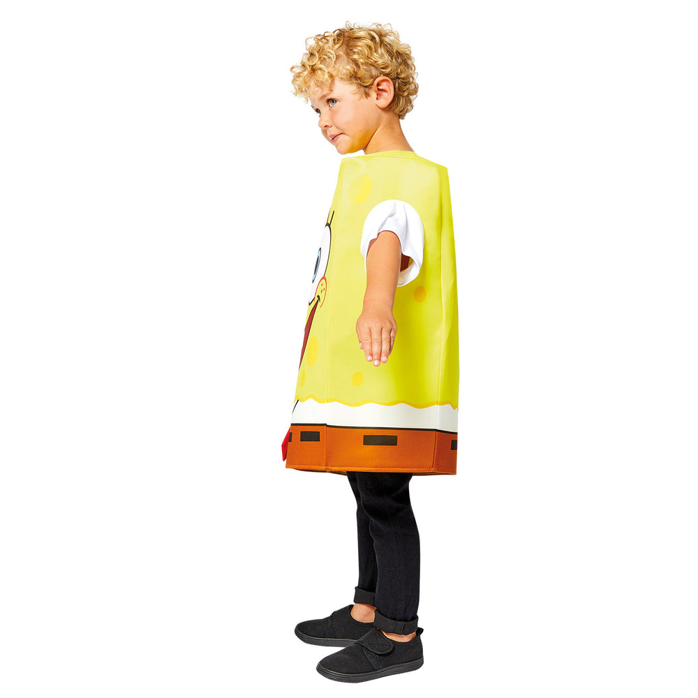  Colorful SpongeBob SquarePants Tabard with front pocket and adjustable waist ties