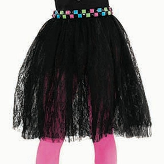 Black Lace Skirt