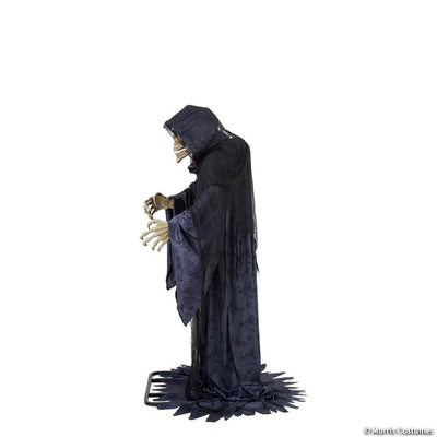 6 Ft 9 Animated Rising Skeleton Reaper Halloween Decoration