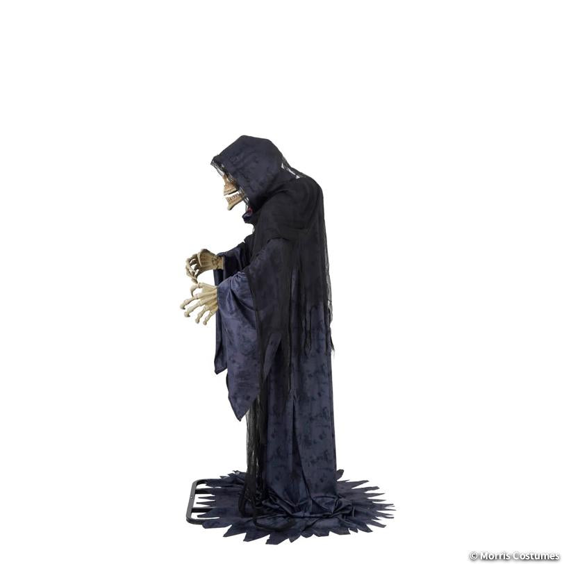 6 Ft 9 Animated Rising Skeleton Reaper Halloween Decoration