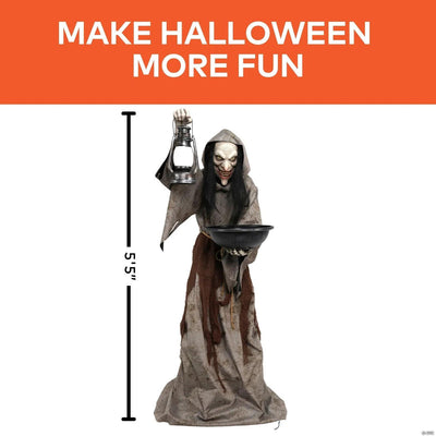 6 Ft. Animated Light-Up Mildred the Wicked Witch