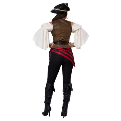 Renaissance Pirate Beauty Costume, Plus Size
