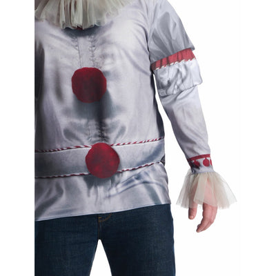 Pennywise "IT" Costume Top, Adult