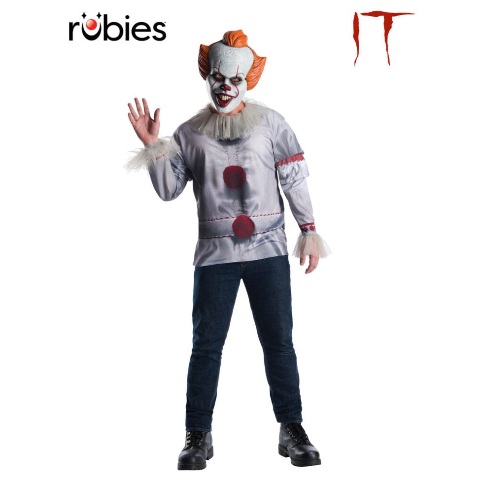 Pennywise "IT" Costume Top, Adult