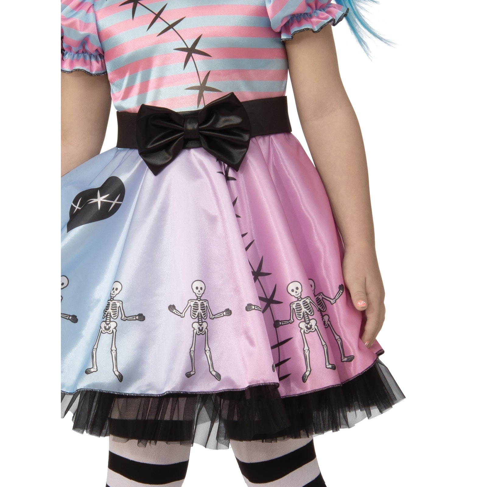 Little Blue Skelly Girl Costume, Child