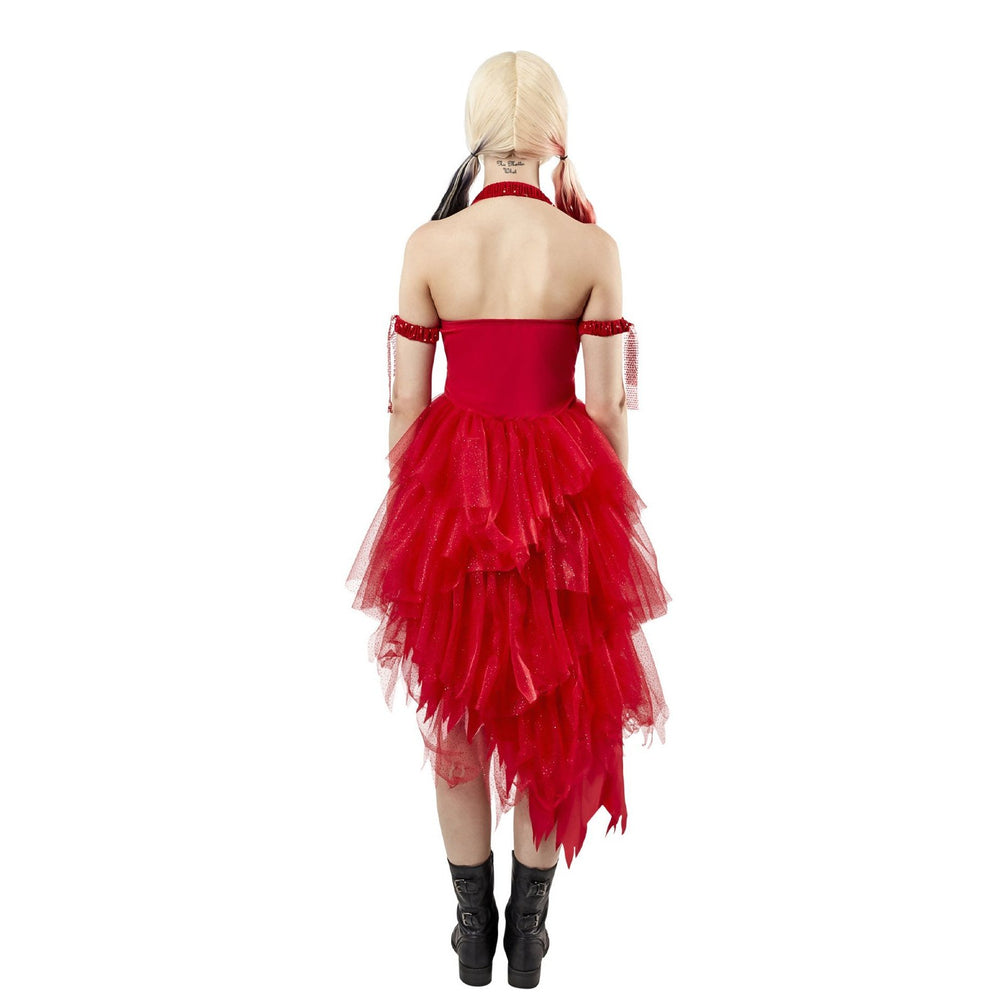 Harley Quinn Red Dress Costume, Adult.