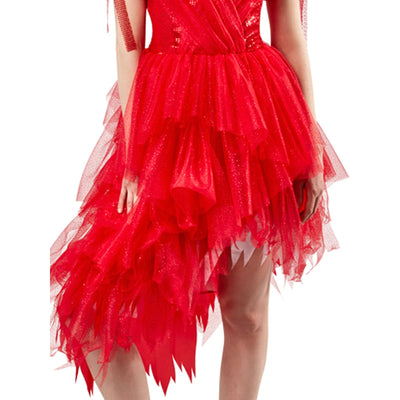Harley Quinn Red Dress Costume, Adult.