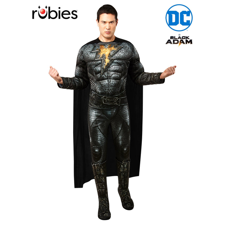 Adult Black Adam deluxe costume with intricate design and detailing