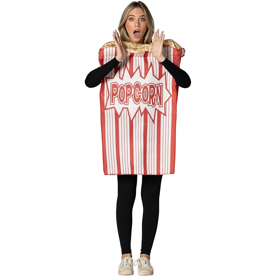 Popcorn Box Adult Costume