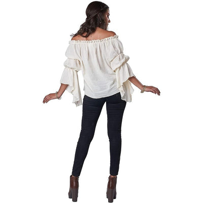 Renaissance Ruffle Blouse Women's Costume Top