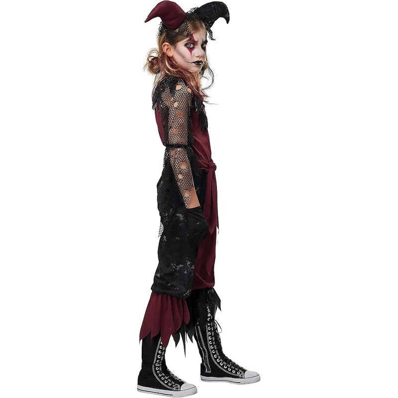 Sinister Jester Girls Costume