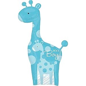 It's a Boy! Blue Giraffe Shape Foil Balloon