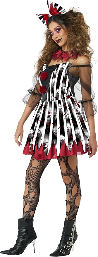 Sinister Clown Women's Costume