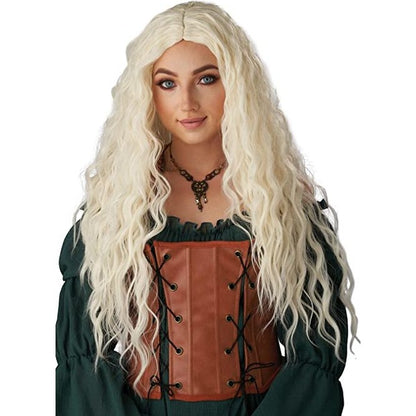 Renaissance Maiden Adult Wig (Blonde)