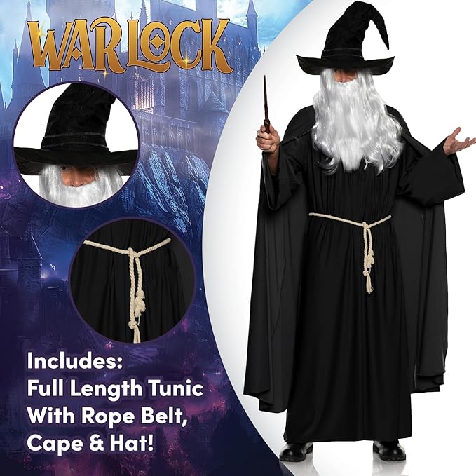 Warlock Wizard Adult Costume