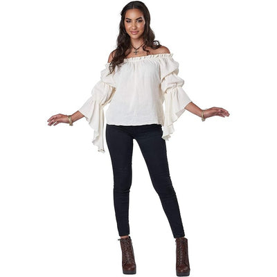 Renaissance Ruffle Blouse Women's Costume Top