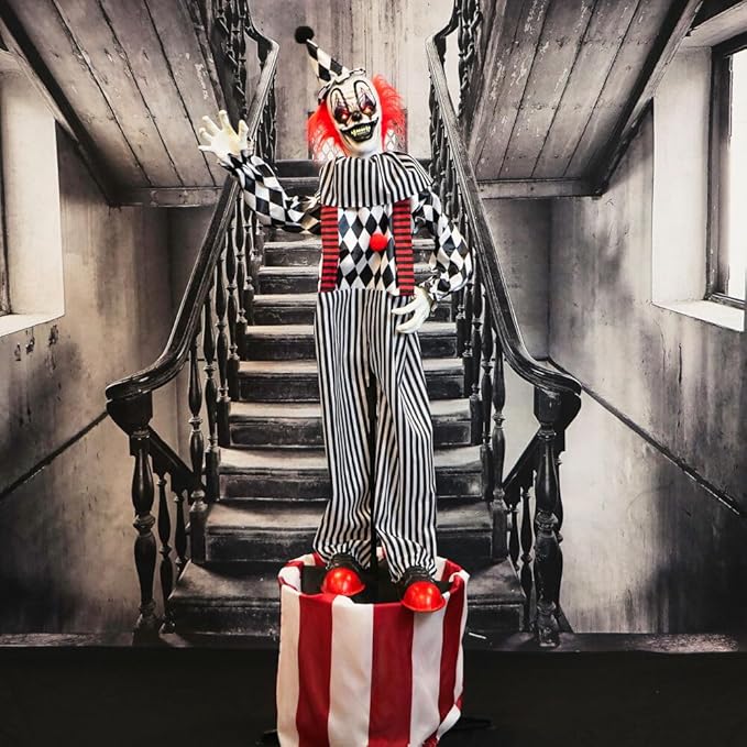 Animatronic Clown on Stage