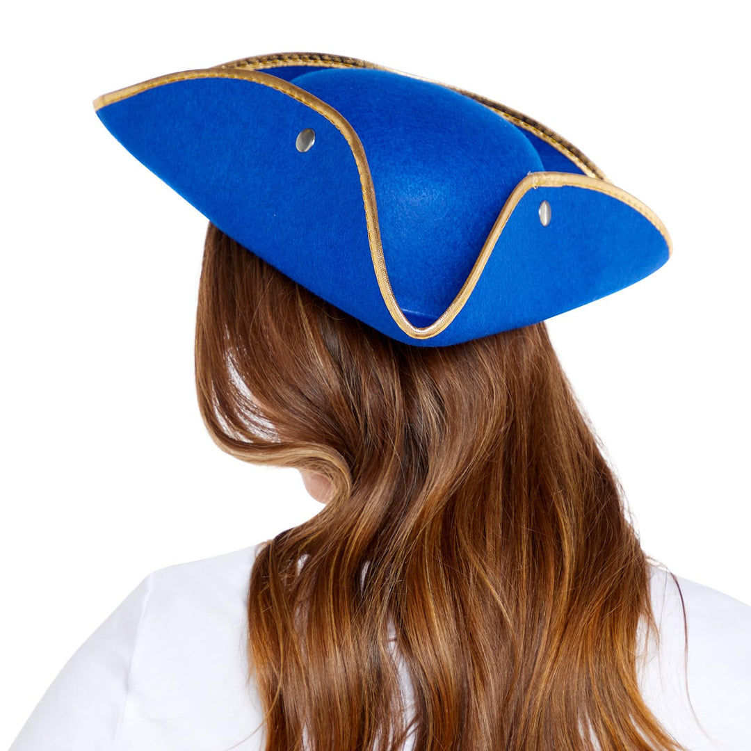 Pirate Hat Blue/Gold