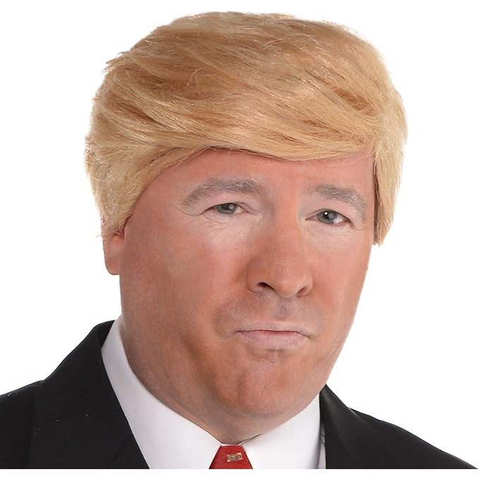 Combover Presidential Wig Multicoloured