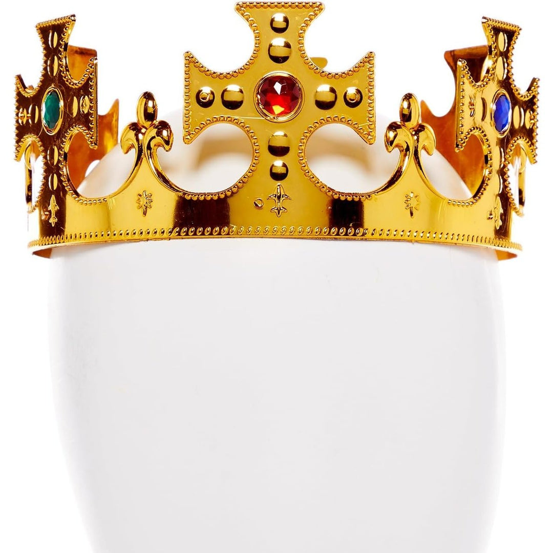Exquisite Royal Crown - Gold with intricate detailing and sparkling gemstones