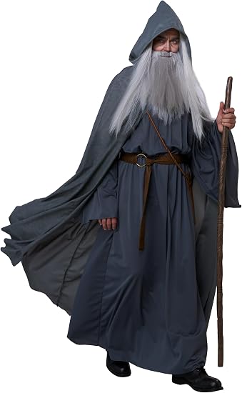 Wandering Wizard Grey Adult Men's Costume