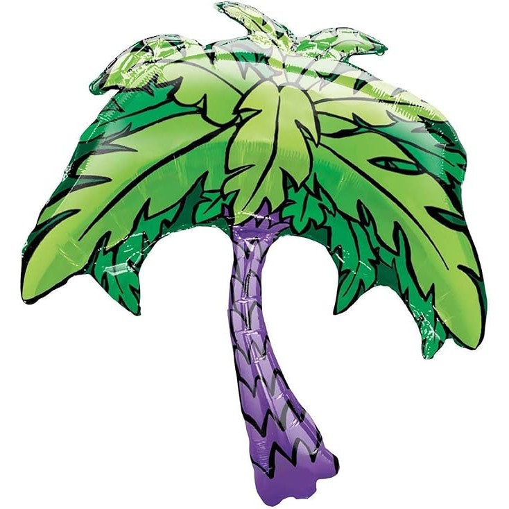 Tropical Palm Tree Supershape Foil Balloon 99cm