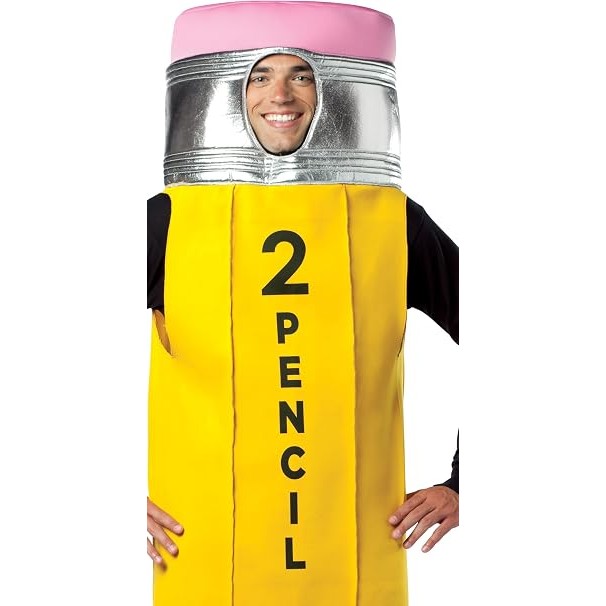 #2 Pencil Adult Costume