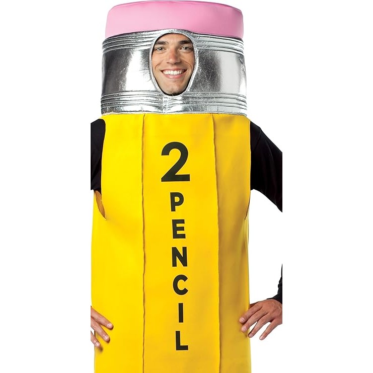 #2 Pencil Adult Costume