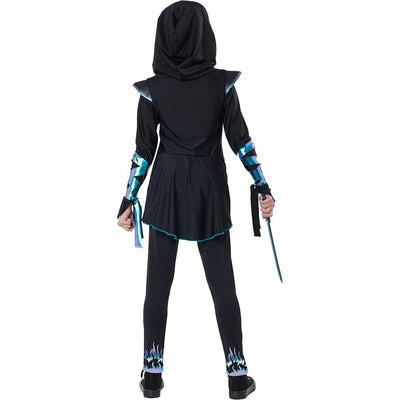 Iridescent Dragon Ninja Girls Costume