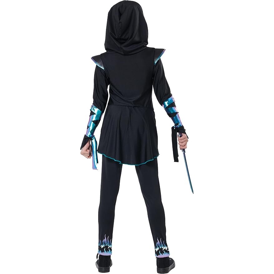 Iridescent Dragon Ninja Girls Costume