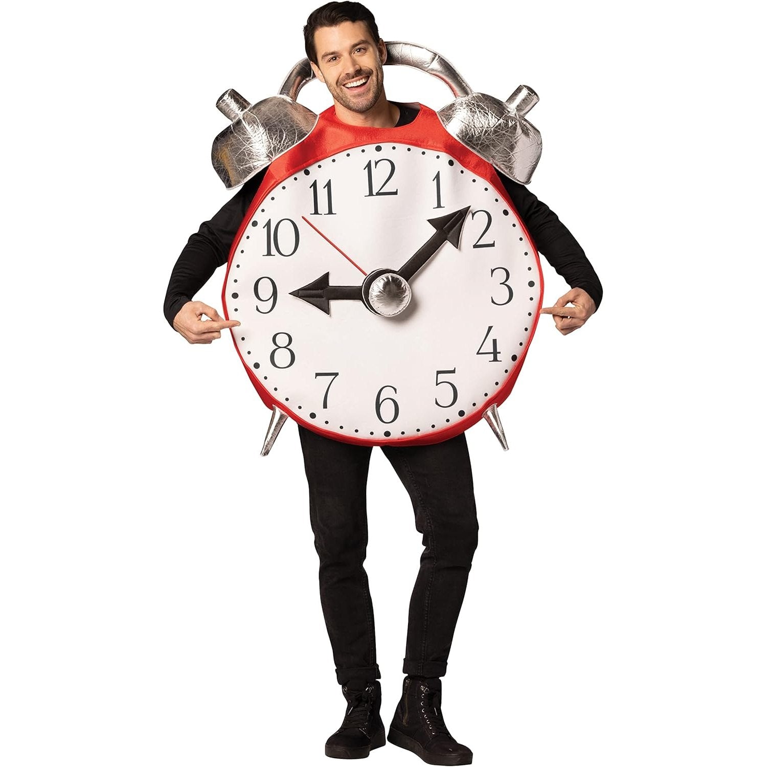 Retro Alarm Clock With Bell Costume