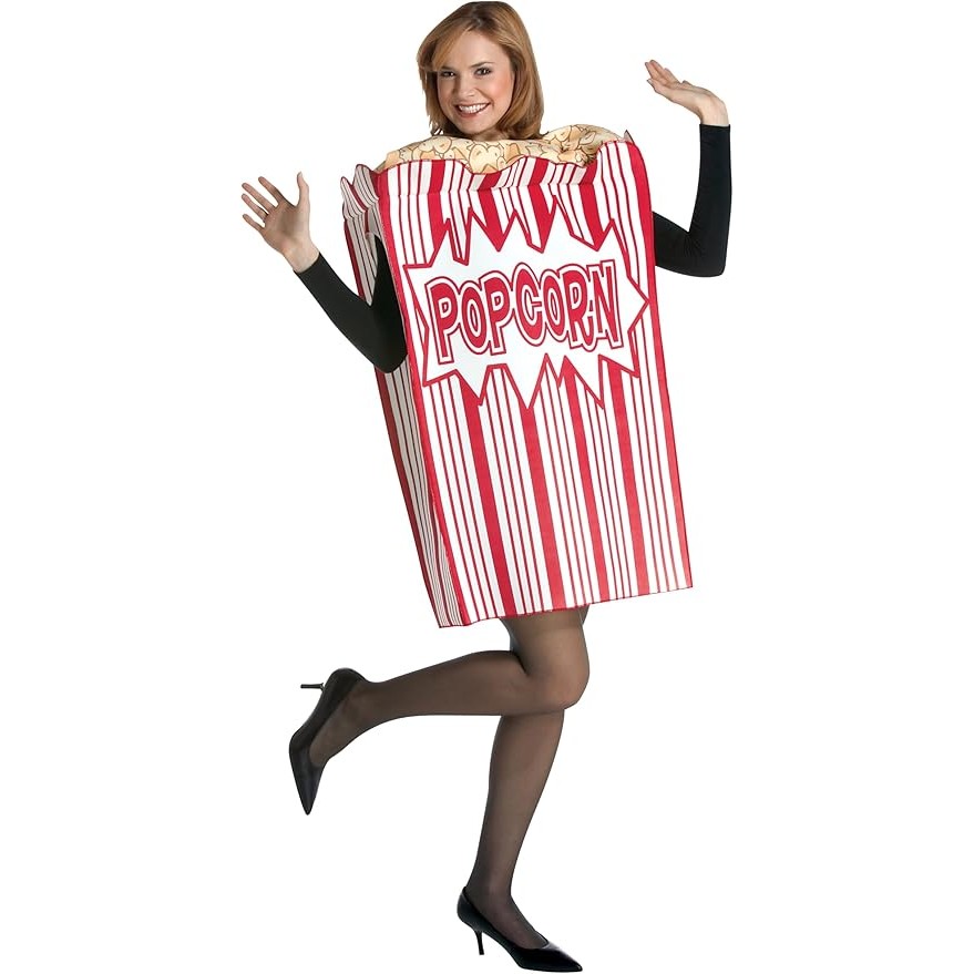 Popcorn Box Adult Costume