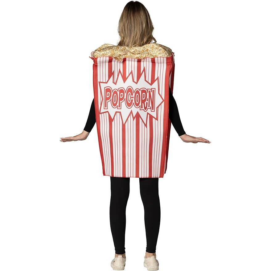 Popcorn Box Adult Costume