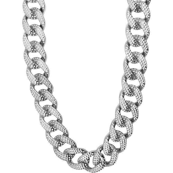 Adult Silver Diamond Chain Necklace